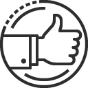 Customer satisfaction icon